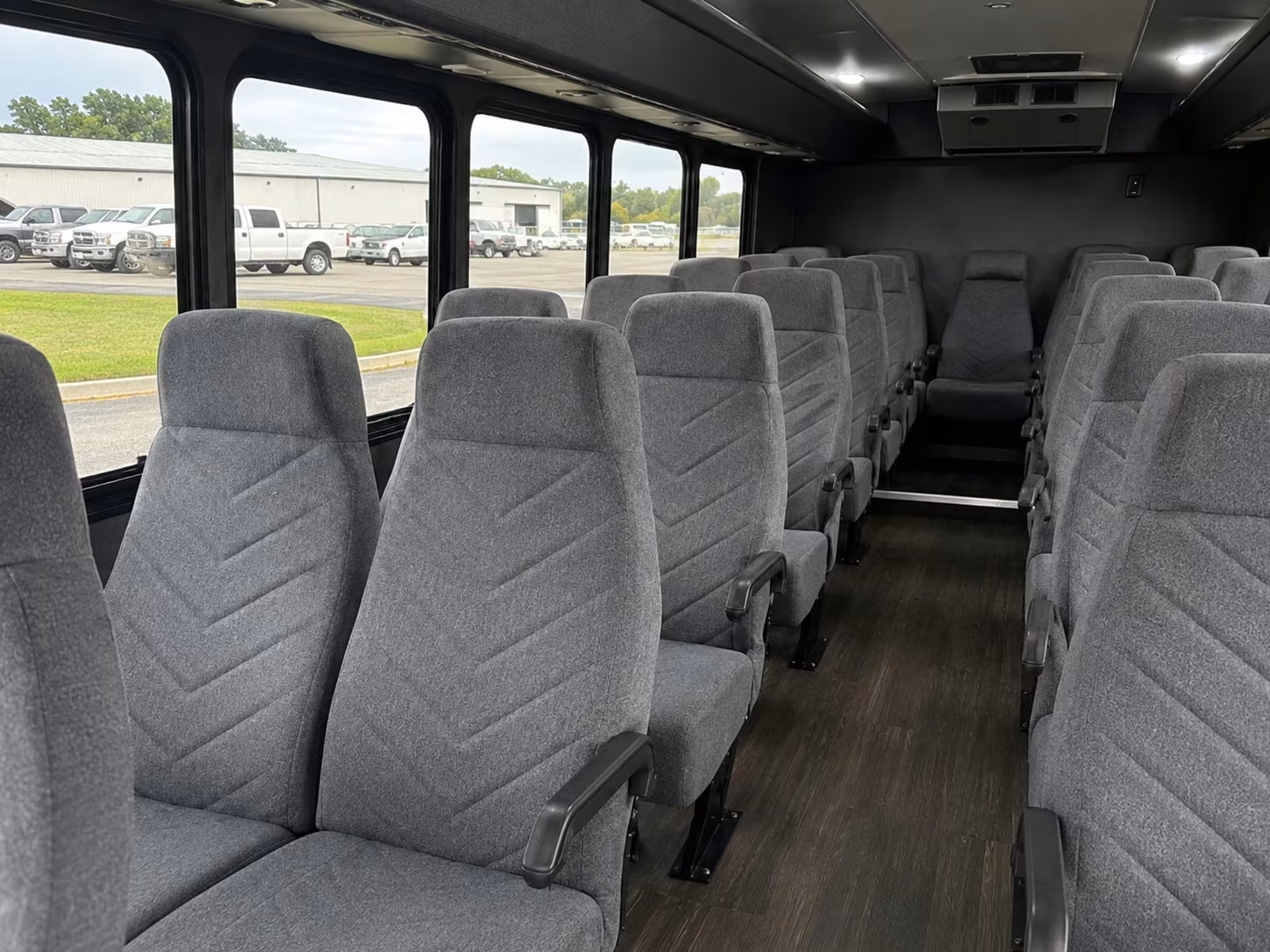 18 passenger minibus interior
