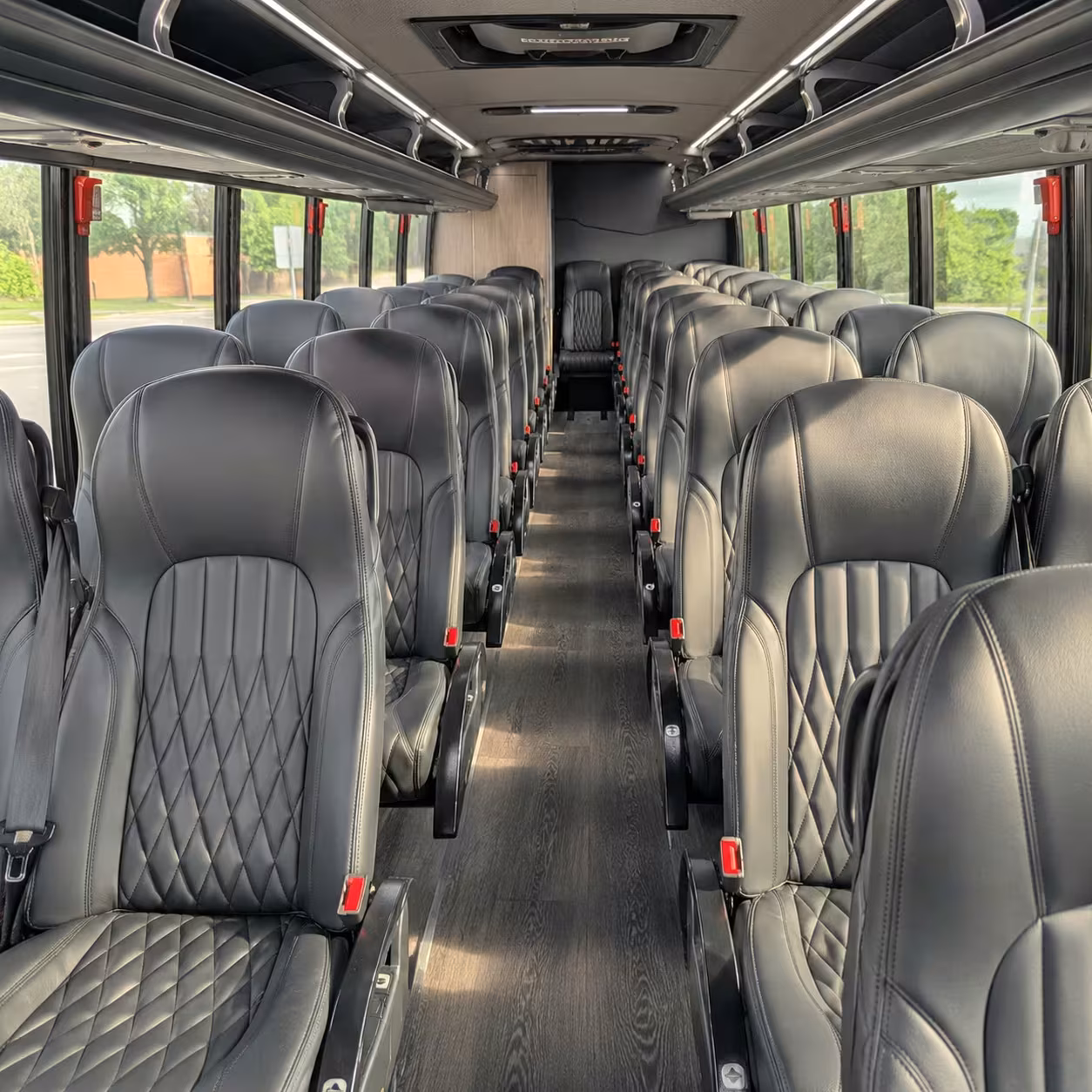 28 passenger minibus inside