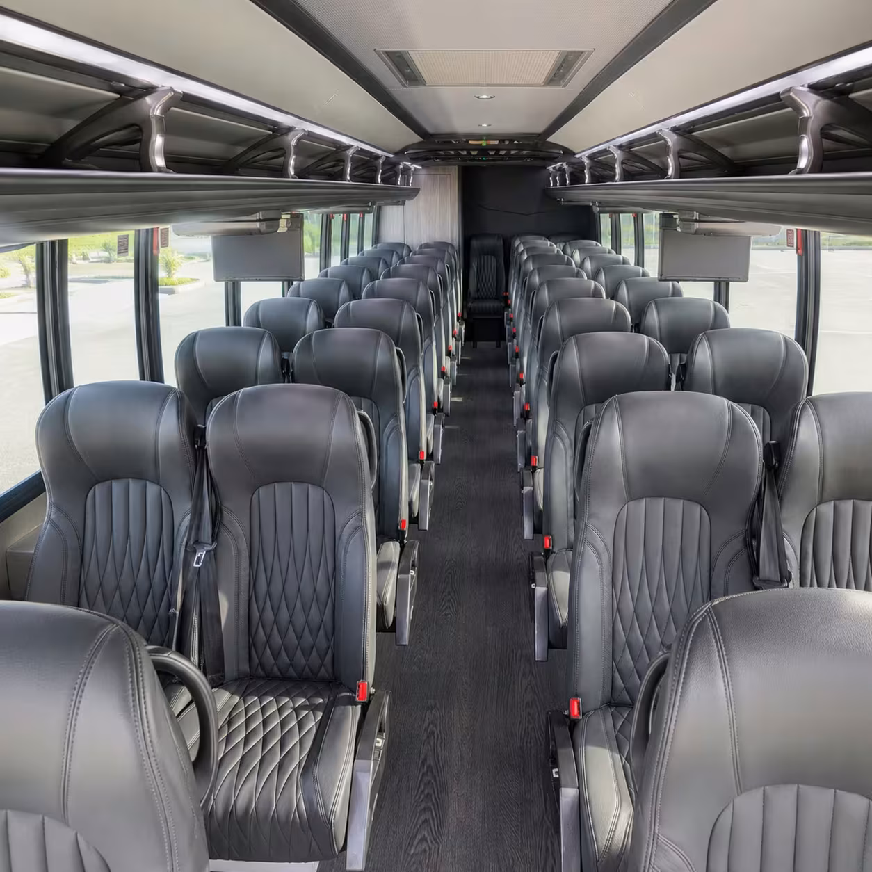 28 passenger minibus interior
