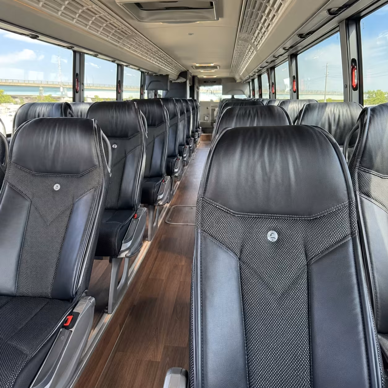 missouri city charter bus rentals to bush airport iah